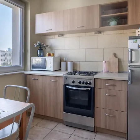 아파트 Kremowy - Blisko Morza I Sopotu 그단스크