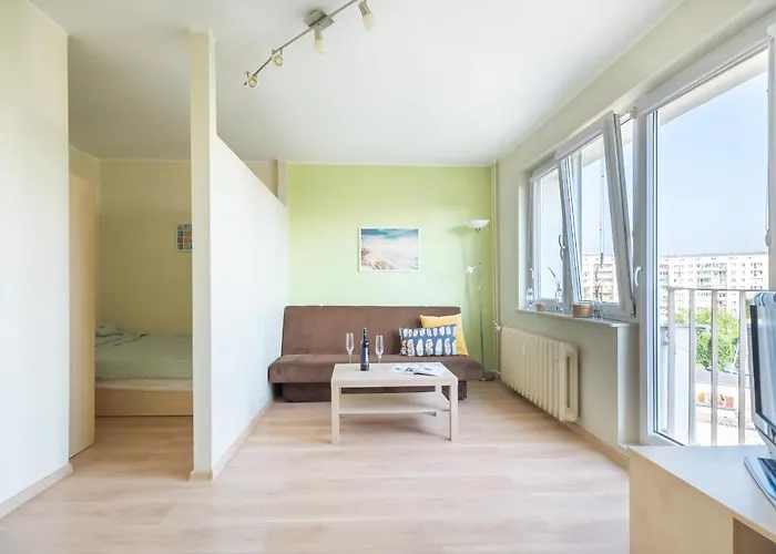 Kremowy - Blisko Morza I Sopotu 아파트 그단스크